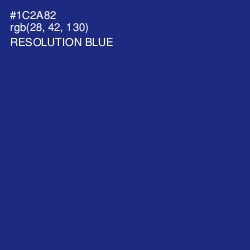 #1C2A82 - Resolution Blue Color Image